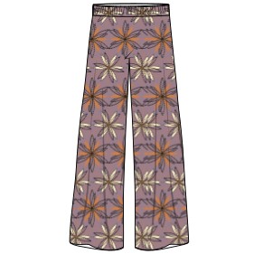 Fashion sewing patterns for LADIES Trousers Silk Palazo 9740